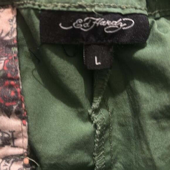 Ed Hardy women's poplin cargo pant
Army Green Size L / Exellent - Picture 5 of 5